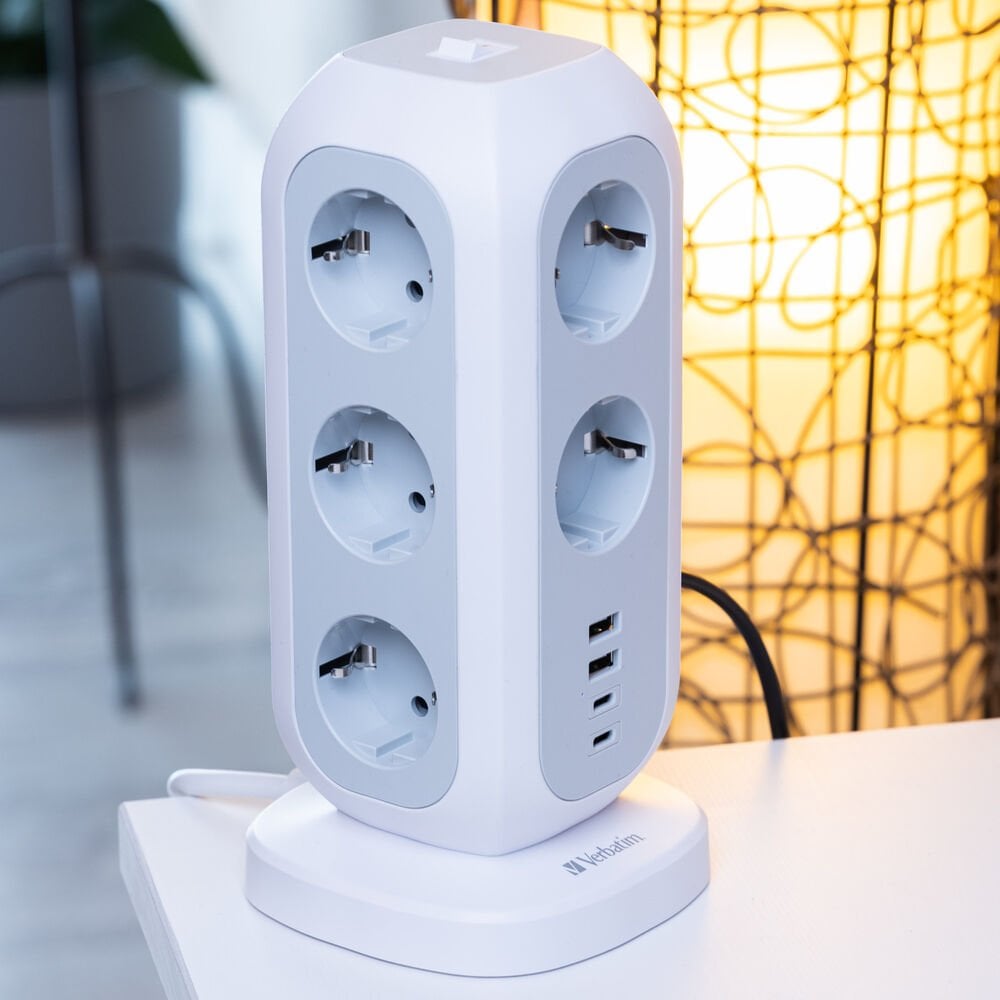 VERBATIM 49547 - EUPT-01 EU Çok Fişli Güç Kulesi