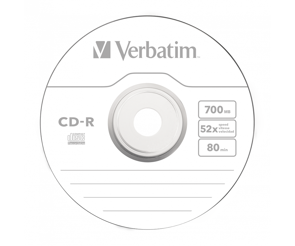 VERBATIM 43725 - CD-R 52 X 700MB 10 PACK