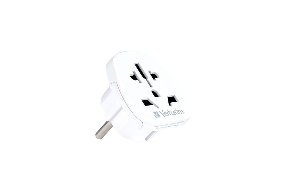 VERBATIM 49541 - WTEU-01 WORLD TO EUROPE TRAVEL ADAPTER PLUG