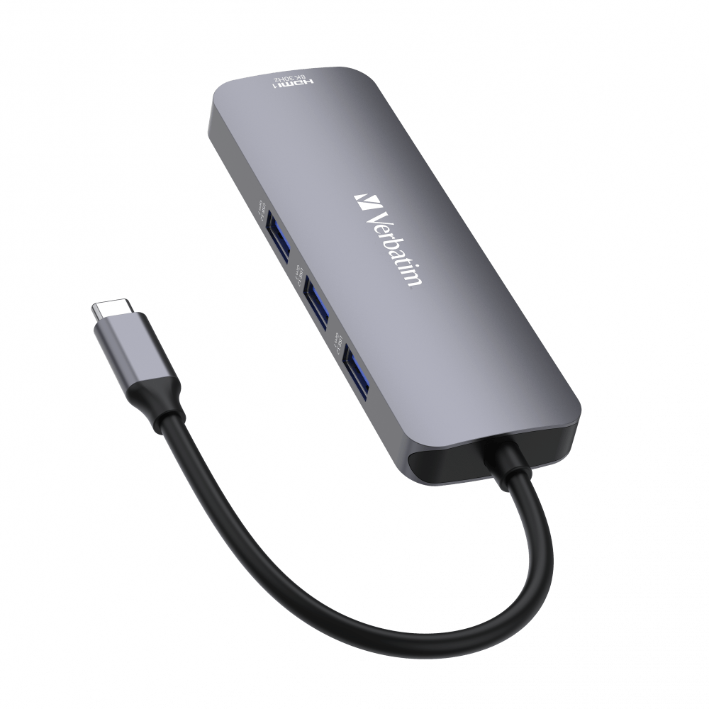 VERBATIM 32151 USB-C PRO 8 PORT HUB CMH-08