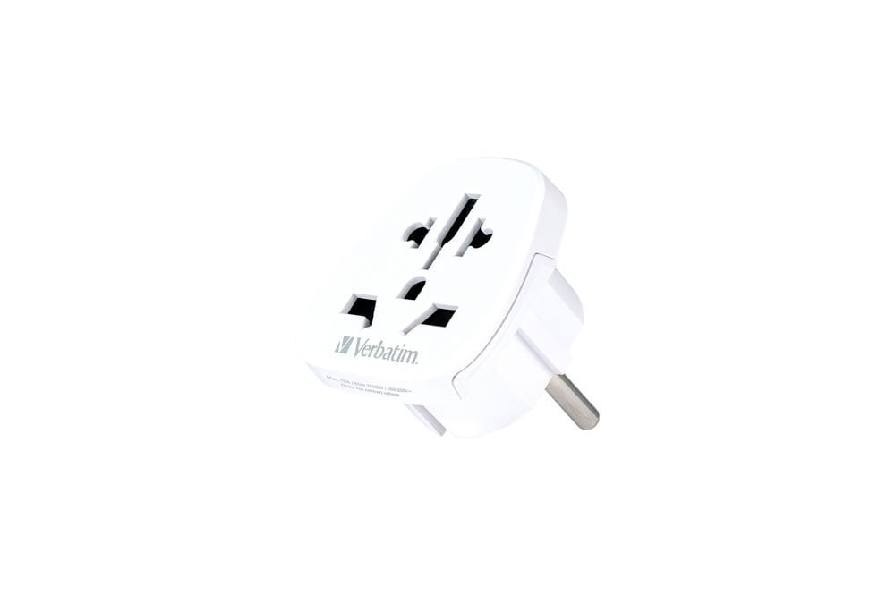 VERBATIM 49541 - WTEU-01 WORLD TO EUROPE TRAVEL ADAPTER PLUG