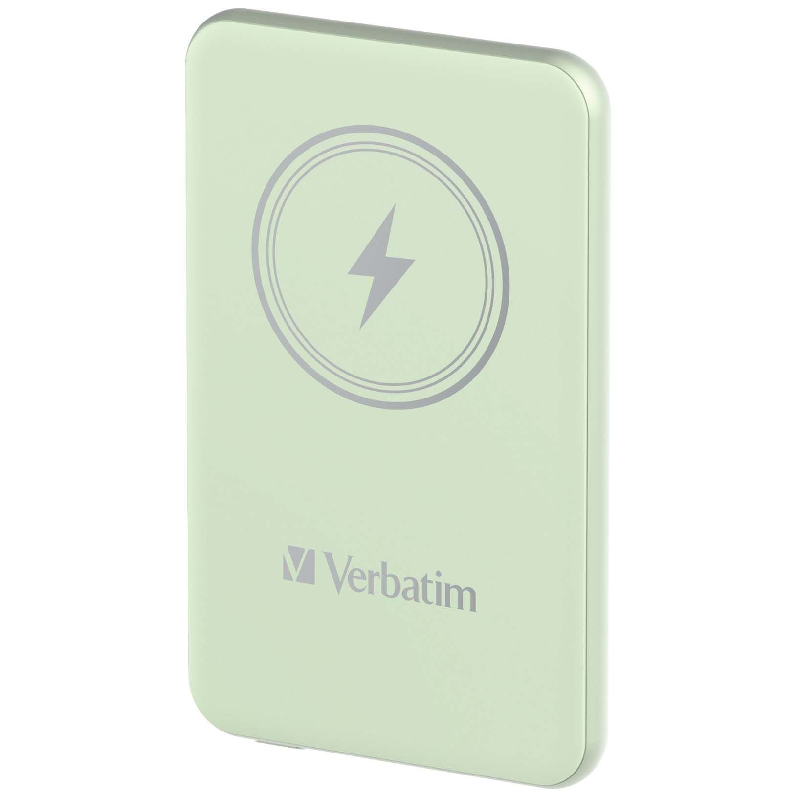 VERBATIM 32241 Magsafe 5000 Mah Manyetik Kablosuz Yeşil Powerbank