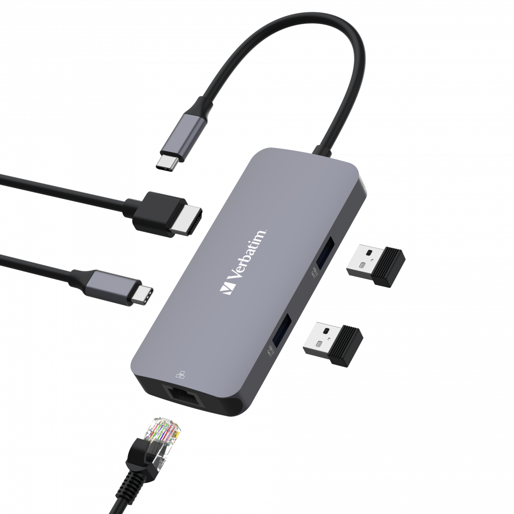 VERBATIM 32150 USB-C PRO 5 PORT HUB CMH-05