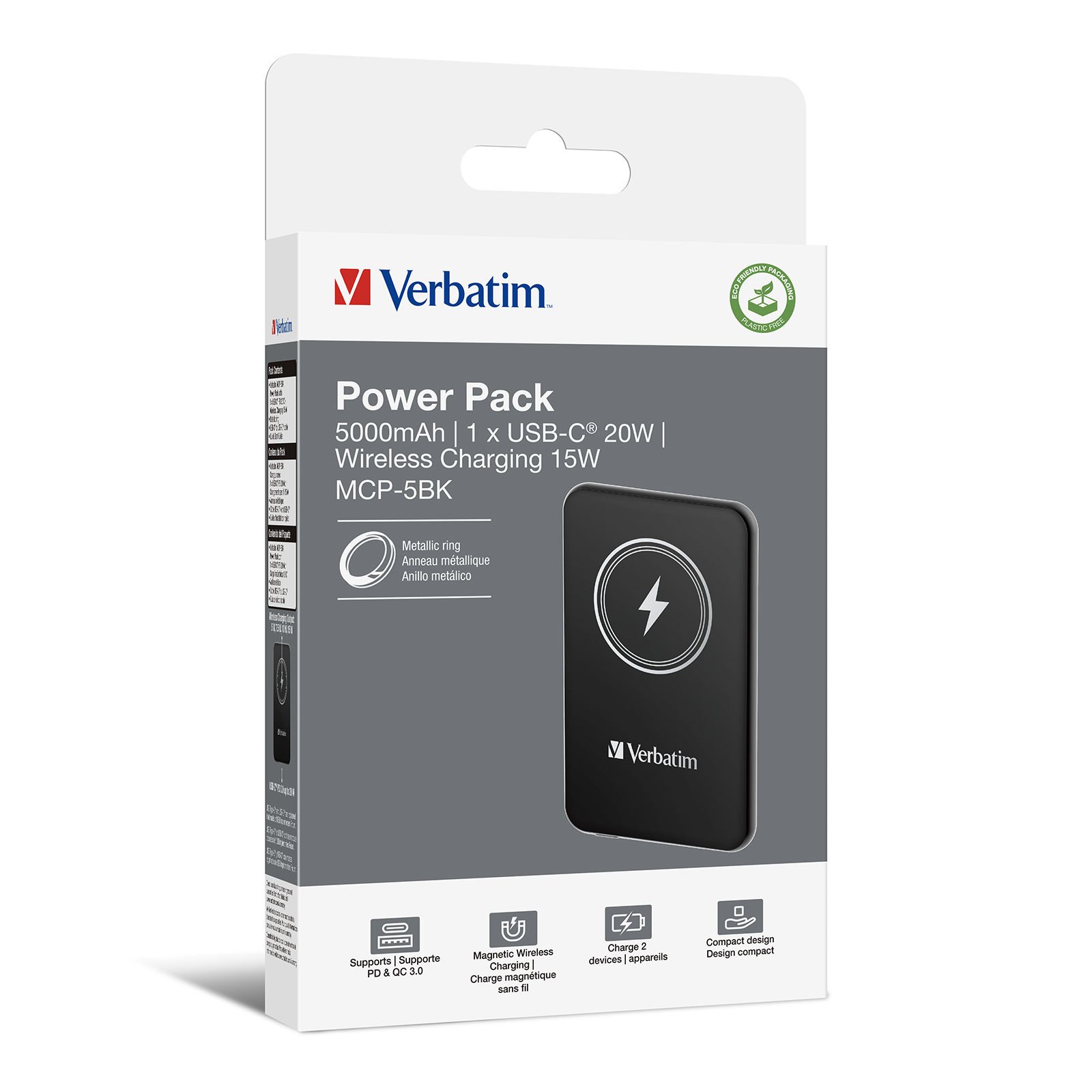 VERBATIM 32240 Powerpack 5K mAh Black MCP-5BK