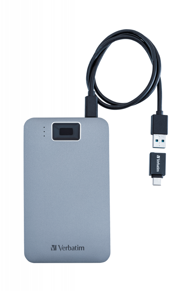 VERBATIM 53652 V EXE FP HDD USB 3.2G1/USB-C 1TB Gr.