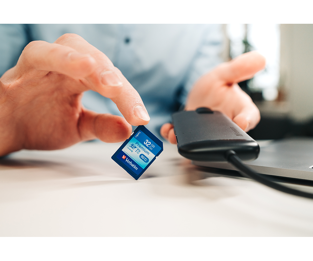 VERBATIM 43963 - 32GB 80MB/S PREMIUM U1 SDHC SD CARD CLASS 10